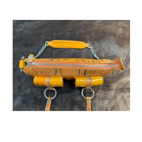 Authentic & Rare Dolce and Gabbana Python/Eel/Leather crossbody bag - Picture 3 of 13